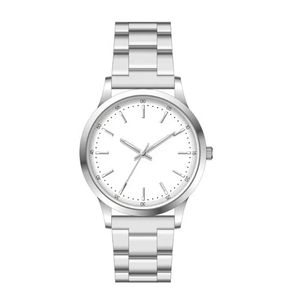 Wholesale Round Dial Leather Strap Minimalist Fashion Men's Wristwatch Analog Quartz Custom Unisex Men Watch