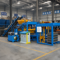 Machine automatique à blocs creux QT4-16 pour usine de produits en béton, atelier de briques, ligne de matériaux de construction