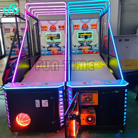 Machine de jeu d'arcade de basket-ball fou de tir pour adultes et enfants à pièces d'intérieur Offre Spéciale