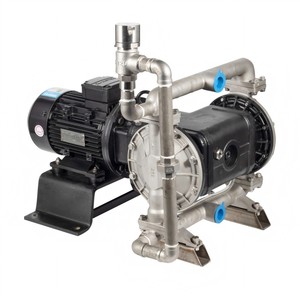 GK 1" Electric Operated Diaphragm <strong>Pump</strong> with Stainless Steel <strong>Pump</strong> Body Double Membrane Electric Motor Drive EODD - Product Image 1