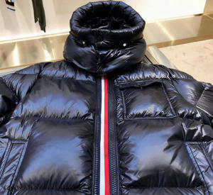 Nuova Giacca Invernale da <span class=keywords><strong>Uomo</strong></span> con Collo Alto e Imbottitura in Cotone, Colore Unico - Product Image 3