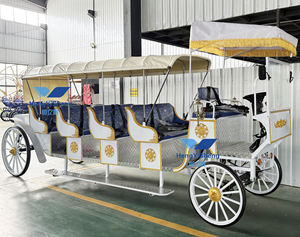 Carruaje de caballos de estilo real más vendido Carruaje de turismo eléctrico elegante para bodas - Product Image 2