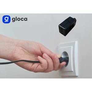 Prise murale Gloca Flying Socket 10A 2P+T noire, norme italienne 250V, lot de 5 - Product Image 5