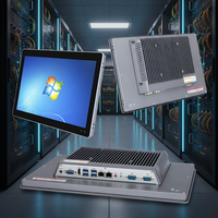 PC industriel tout-en-un OEM/ODM 15,6 pouces Linux/Win 10 11, écran capacitif, intégré/mural, sans ventilateur