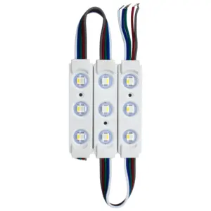 Impermeable DC12V 7512 SMD 5050 RGB cadenas de módulos LED luz Canal iluminación