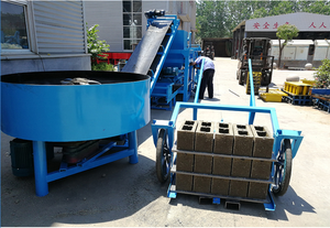 ペーバーブリックメーカー機械QT4-25自動セメントコンクリートインターロック中空ブロックレンガ製造機 - Product Image 4