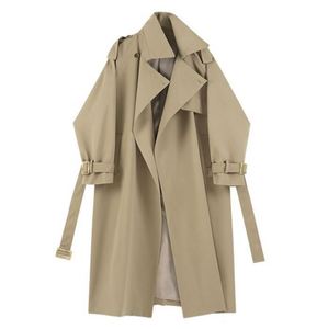 Abrigo de Gabardina de Estilo Británico Elegante de Nuevo Diseño de Otoño, Abrigo Cortavientos de Cintura Alta de Longitud Media para Mujer, Abrigo Informal Entallado - Product Image 4