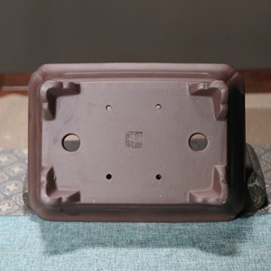 Vaso per Bonsai Fatto a Mano di Yixing Fioriera Vaso per Bonsai in Ceramica Vaso per Bonsai in Argilla Viola Vaso in Ceramica non Smaltata per Piante - Product Image 4