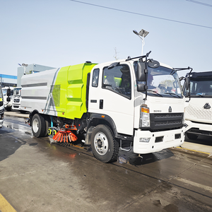 Camión barredor de calles con motor diésel de 8 toneladas, fabricado en China, para limpieza municipal. - Product Image 2