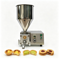 Machine de remplissage à piston électrique commerciale avec affichage numérique pour le dépose de confiture sur tartes et biscuits, équipement industriel