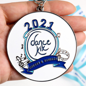 Medaglie Personalizzate in Metallo Oro e Argento per Danza, Ginnastica Artistica, Premio per Regali - Product Image 5