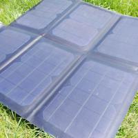 Panneau solaire mono pliable à haute efficacité 40W pour le camping 156x156 Cellule solaire mono
