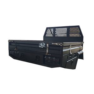 Bandeja Ute personalizada de doble cabina de aluminio 4x4 para Toyota <span class=keywords><strong>Land</strong></span> <span class=keywords><strong>Cruiser</strong></span> 79 con cajas laterales y protectores de arco de barro - Product Image 1