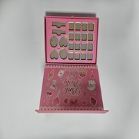 Palette de maquillage vide rechargeable multi-pages à imprimé dessin animé mignon de qualité supérieure pour poudres de forme irrégulière, pour la création de palettes de beauté DIY