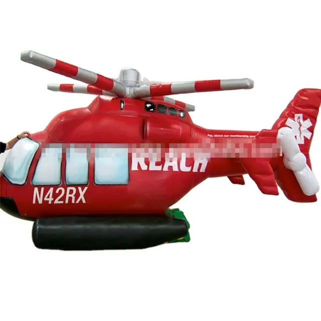 Hot Sale giant inflatable helicopter model for advertising park game decoration