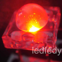 Puce Led Ultra Lumineuse 2000mcd 600-610nm Orange Couleur 5mm Piranha Super Flux Ambre pour Lumières