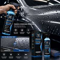 Spray de Detallado Rápido de Alta Calidad con Recubrimiento Cerámico de Grafeno, Cera Química de Acción Rápida, Productos para el Cuidado del Automóvil de Nano Wax