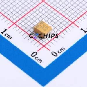 Condensateur au tantale CA45B-B-6.3V-100UF-K SMD, 2.8x3.5mm ( Capacité : 100uF ) ( Précision : 10% Tension nominale : 6.3V ) - Product Image 1