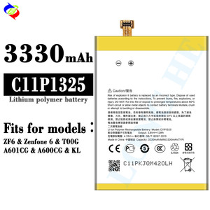 Batterie de télé<span class=keywords><strong>phone</strong></span> portable 3300mAh C11P1325 ZenFone <span class=keywords><strong>6</strong></span> 2014 A601CG A600CG/KL pour ASUS T00G - Product Image 2