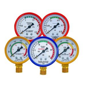 Regulador de Presión Mayorista Modelo Y-60 de Cabezal Único para Oxígeno, Acetileno, Propano, Dióxido de Carbono, Argón, Nitrógeno con Manómetro - Product Image 1