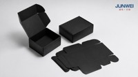 Boîtes d'expédition rigides en carton ondulé brun personnalisées avec logo imprimé, fermeture magnétique, poignée, revêtement UV, écologiques et recyclables