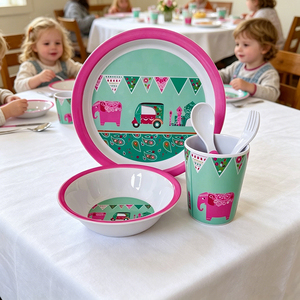 5 <strong>Sets</strong> of <strong>Children's</strong> Tableware - Dinner <strong>Plates</strong> - Product Image 1