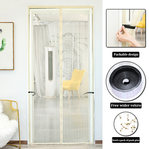 Mosquitera magnética <span class=keywords><strong>para</strong></span> puerta, pantalla suave magnética, barata - Product Image 1