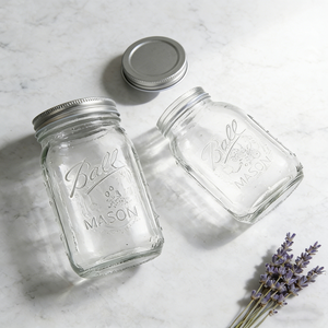 Bocaux Mason à large ouverture de 16 oz et 32 oz avec couvercle, vente en gros d'usine, grands récipients de stockage alimentaire pour cornichons, confiture, sauce <span class=keywords><strong>tomate</strong></span> - Product Image 6