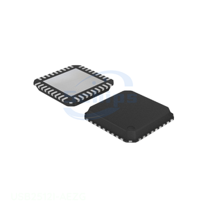 USB2512I-AEZG Electronics Parts Components Interface In Stock IC USB 2.0 2PORT HUB CTLR 36 QFN 36 VFQFN Exposed Pad - Product Image 1