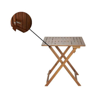 Juego de Bistró Plegable de Madera de 3 Piezas, Ideal para la Playa, el Porche, el Jardín, el Patio Trasero, Muebles de Jardín con Madera de Acacia - Product Image 2