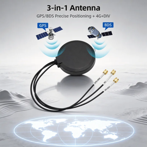Antena Combinada 3 en 1 para Rastreo Vehicular 4G LTE GPS <span class=keywords><strong>WiFi</strong></span>, Antena Vertical Activa de Alta Ganancia de 28dBi, Conector Roscado, OEM Personalizado - Product Image 3