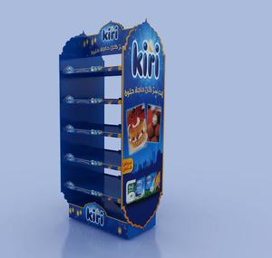 Unités de supports de présentoirs en carton ondulé personnalisés Biscuits chips de pomme de terre Présentoir alimentaire Étagères en carton - Product Image 2