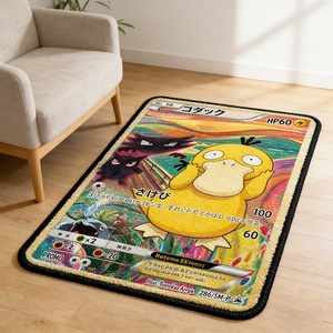 Alfombras Personalizadas con Forma de Anime, Alfombras Impresas con Diseños Geniales, Antideslizantes, Suaves y Afelpadas, Alfombra de Pokémon - Product Image 4