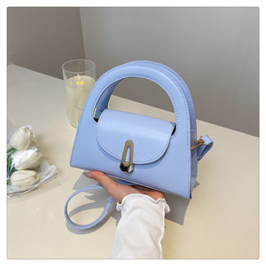 ZPB3469 <span class=keywords><strong>Sac</strong></span> Bandoulière Semi-Circulaire <span class=keywords><strong>de</strong></span> Loisir pour <span class=keywords><strong>Femme</strong></span>, Couleur Unie avec Boucle Rétro, Grande Capacité, <span class=keywords><strong>Porté</strong></span> Croisé ou Épaule - Product Image 4