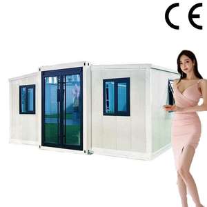 Chine Modèle de maison en conteneur pliable Maison modèle de luxe de 20 à 40 pieds bon marché Maisons préfabriquées Maison en conteneur extensible - Product Image 3