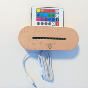 Interruptor táctil que cambia de 7 colores, ilusión 3D, led, acrílico, base de luz led, fábrica de China - Product Image 6