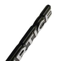 Etiqueta de Aluminio con Corte de Diamante Personalizada, Fondo Negro Mate, Placa de Identificación Metálica para Aire Acondicionado