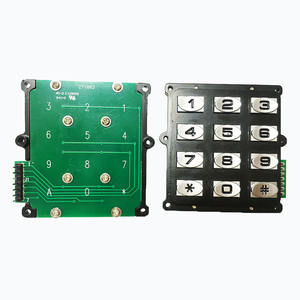 ผลิตภัณฑ์คีย์บอร์ดและปุ่มกดโลหะแบบ3*<span class=keywords><strong>4</strong></span>ตั้งโปรแกรมได้ปุ่มกด12ปุ่มสัมผัส - Product Image 2