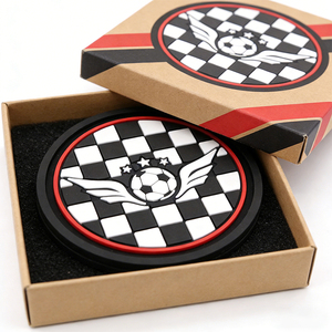 Posavasos de PVC Suave con Diseño de Cerveza <span class=keywords><strong>y</strong></span> <span class=keywords><strong>Café</strong></span>, Impermeable, Antideslizante, con Logotipo Personalizado, para Bar o <span class=keywords><strong>Restaurante</strong></span> - Product Image 6