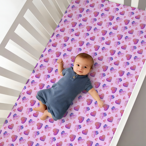 Draps de berceau en mousseline de coton bambou biologique personnalisés respirants pour mini-lit de bébé Protecteur de lit de bébé - Product Image 2