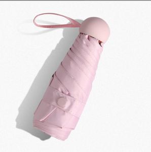 Nouveau design, parapluie portable 190T, logo personnalisé, souvenir d'entreprise, cadeau pour invités de mariage, pliable en cinq sections, pour le voyage - Product Image 2