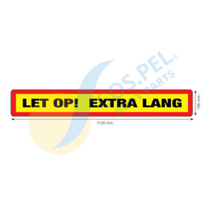 Nuevo COS.PEL. ¡ATENCIÓN! Panel de Señalización EXTRA LANG' para Reemplazo/Reparación - Product Image 1