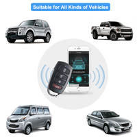 Meilleur système d'alarme de voiture antivol sans clé, système d'alarme de voiture intelligent unidirectionnel avec alarme d'application de téléphone, en particulier pour le marché sud-américain