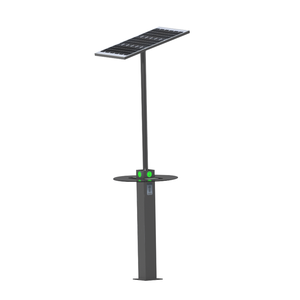 2024 pila de carga directa de fábrica USB Bluetooth carga inalámbrica Escritorio de carga <span class=keywords><strong>solar</strong></span> carga al aire libre mesas inteligentes solares - Product Image 1