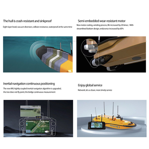 Equipo de Inspección de Embarcaciones No Tripuladas con Control Remoto OEM Apache3 de Alta Precisión, USV IP67 Resistente al Agua, Carga Útil de 25 kg, Motor de 700 W - Product Image 2
