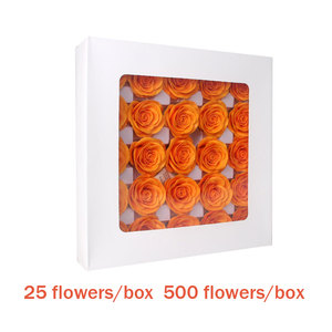 Têtes de roses artificielles haut de gamme <span class=keywords><strong>à</strong></span> 7 couches, 25 pièces/boîte, vente directe usine, matériaux pour bouquets DIY, Saint-Valentin, Fête des Mères. - Product Image 6