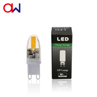 Bombilla LED G9 Regulable Sin Parpadeo, AC220V 1.8W COB, Blanco Cálido 2700K-6000K, CRI 80, 150LM, Ahorro de Energía, CE RoHS, Reemplazo de Halógeno