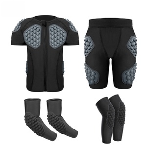 Protège-corps de sport pour garçons en mousse EVA personnalisée, chemises et shorts rembourrés à compression pour enfants, pour le football, le patinage, le gardien de but - Product Image 6