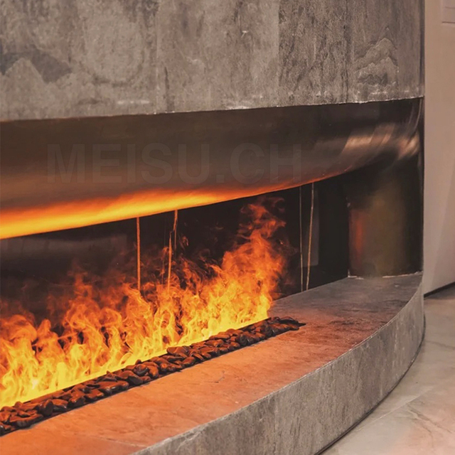 MEISU.CH Decorative Ity Smart Heater TV Console Water Vapor Fireplace Insert Electric Fireplace Vapor Atomizing Fireplace