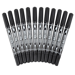 Rotulador Comix United MK804 de 0.5mm y 2.0mm, Doble Punta, Tinta Permanente a Base de Aceite, Material de Oficina y Escolar - Product Image 1